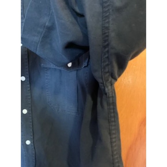 Windridge Black Short Sleeve Mens Large Shirt Workwear Casual Shirt - Picture 6 of 6